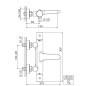 Steinberg 390 - Mitigeur thermostatique de baignoire, noir 390 3100 S