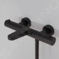 Steinberg 390 - Mitigeur thermostatique de baignoire, noir 390 3100 S