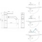 Sapho Rhapsody - Robinet de lavabo avec douchette, cuivre 1209-09PG