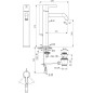 Ideal Standard Joy - Mitigeur de lavabo avec vidage, chrome BC781AA