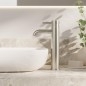 Steinberg 100 - Mitigeur de lavabo, nickel brossé 100 1700 BN