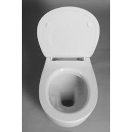 SENTIMENTI WC SLIM toilette Seat, Easy Take, Soft Close, blanc