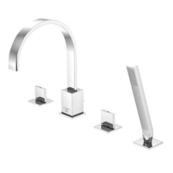 Steinberg 135 - Mitigeur pour montage sur bord de baignoire, 4 trous, chrome 135 2402