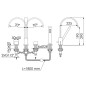 Steinberg 135 - Mitigeur pour montage sur bord de baignoire, 4 trous, chrome 135 2402