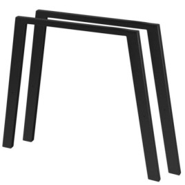 Support en acier TWIGA 80x67cm, noir mat, 2 pcs.
