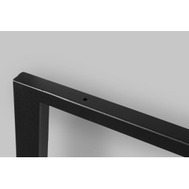 Support en acier TWIGA 100x67cm, noir mat, 2 pcs.
