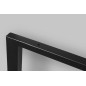 Support en acier TWIGA 100x67cm, noir mat, 2 pcs. Support en acier TWIGA 100x67cm, noir mat, 2 pcs.