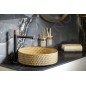Sapho Solaris - Mitigeur de lavabo, noir mat/doré WD006G
