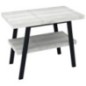 Table de lavabo TWIGA 90x72x50 cm, chêne noir mat/ancien Table de lavabo TWIGA 90x72x50 cm, chêne noir mat/ancien
