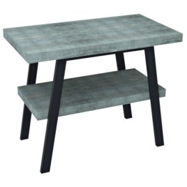 Table de lavabo TWIGA 90x72x50 cm, noir mat/Aquamarine
