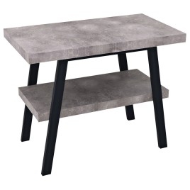 Table de lavabo TWIGA 100x72x50 cm, noir mat/Cement