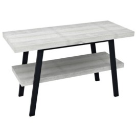 Table de lavabo TWIGA 110x72x50 cm, chêne noir mat/ancien