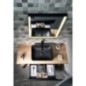Table de lavabo TWIGA 110x72x50 cm, chêne noir mat/ancien Table de lavabo TWIGA 110x72x50 cm, chêne noir mat/ancien