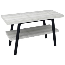 Table de lavabo TWIGA 120x72x50 cm, chêne noir mat/ancien