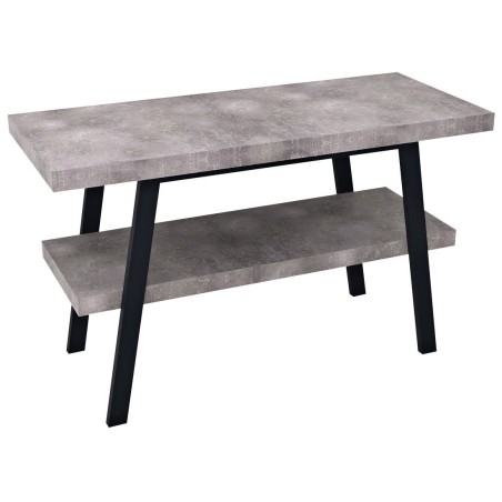 Table de lavabo TWIGA 130x72x50 cm, noir mat/Cement