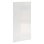 ARCHITEX verre trempé clair, 905x1997x8mm, avec des trous pour rail serviette