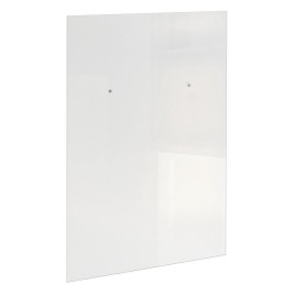 ARCHITEX verre trempé clair, 1005x1997x8mm, avec des trous pour rail serviette