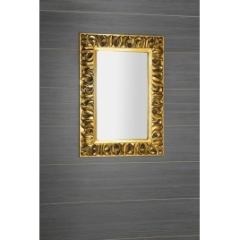 Miroir ZEEGRAS avec cadre, 70x100cm, or