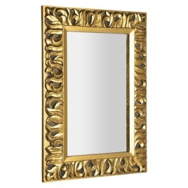 Miroir ZEEGRAS avec cadre, 70x100cm, or