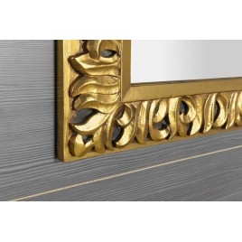 Miroir ZEEGRAS avec cadre, 70x100cm, or