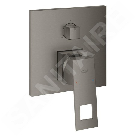 Grohe Eurocube - Mitigeur encastré pour 3 sorties, Hard Graphite brossé 24094AL0