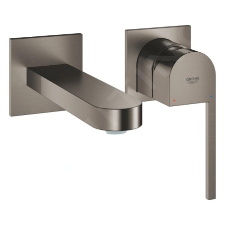 Grohe Plus - Mitigeur de lavabo encastré, installation à 2 trous, Hard Graphite brossé 29303AL3
