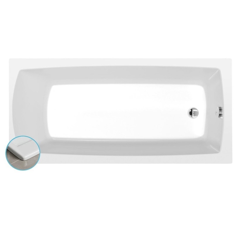 LILY SLIM Bain rectangulaire 150x70x39cm, blanc LILY SLIM Bain rectangulaire 150x70x39cm, blanc