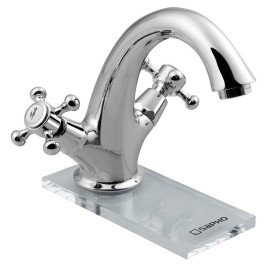 FAUCET Robinet de mélangeur de lavabo, chrome