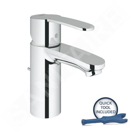 Grohe Wave Cosmopolitan - Mitigeur de lavabo avec vidage, chrome 23202000