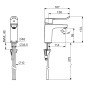 Hansa Clinica - Mitigeur de lavabo sans bonde, chrome 45022186