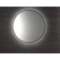 SHARON rétro-éclairé LED Ø 80 cm, noir mat