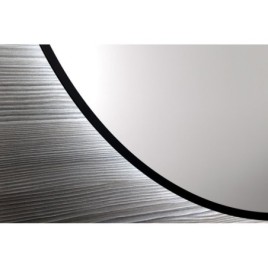 SHARON rétro-éclairé LED Ø 80 cm, noir mat