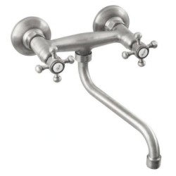 Sapho Reitano Rubinetteria Antea - Mitigeur de lavabo, nickel 3068