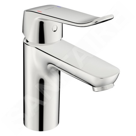 Hansa Clinica - Mitigeur de lavabo sans bonde, chrome 45022183