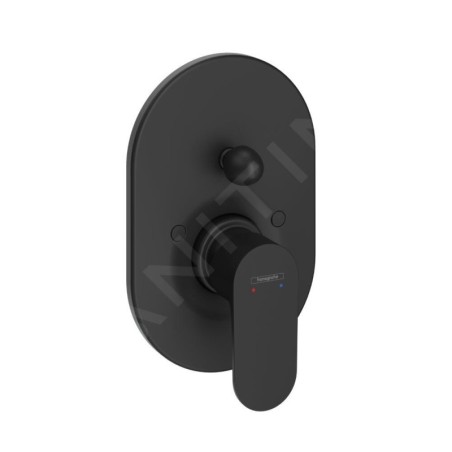 Hansgrohe Rebris S - Mitigeur de baignoire encastré, avec corps d’encastrement, noir mat 72448670