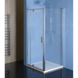 Portes pivotantes EASY Rectangular/Square 900-1000x1000mm L/R variante, verre brique