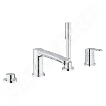 Grohe Eurostyle Cosmopolitan - Mitigeur au bord de baignoire, installation 4 trous, chrome 23048003