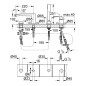 Grohe Eurostyle Cosmopolitan - Mitigeur au bord de baignoire, installation 4 trous, chrome 23048003