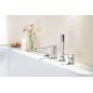 Grohe Eurostyle Cosmopolitan - Mitigeur au bord de baignoire, installation 4 trous, chrome 23048003