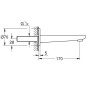 Grohe Lineare - Bec de baignoire, Hard Graphite brossé 13383AL1