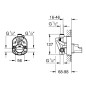 Grohe Corps d’encastrement - Corps encastré 33965000