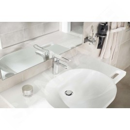 Hansa Clinica - Mitigeur de lavabo avec vidage, chrome 45012186