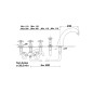 Sapho Antea - Mitigeur pour montage sur bord de baignoire, installation 5 trous, chrome 3311 Sapho Antea - Mitigeur pour montage sur bord de baignoire, installation 5 trous, chrome 3311