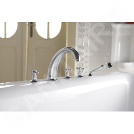 Sapho Antea - Mitigeur pour montage sur bord de baignoire, installation 5 trous, chrome 3311