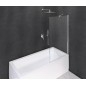 MODULAR SHOWER Écran de bain 1000x1500mm, verre clair