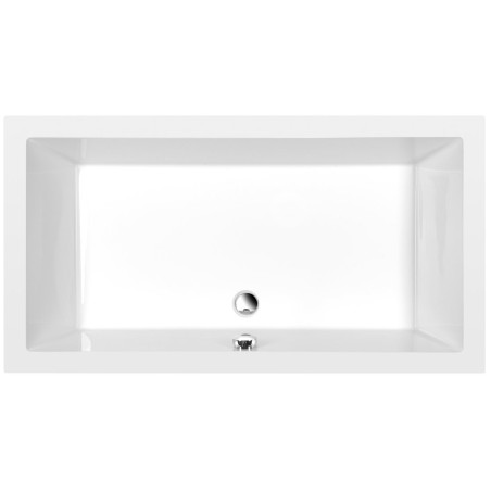 Plateau de douche DEEP avec cadre de soutien, rectangle, 140x75x26cm, blanc