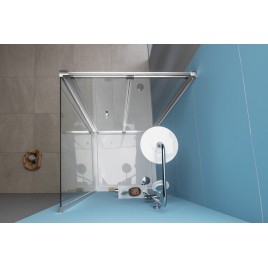 EASY Portes pliantes, variante L/R, verre clair