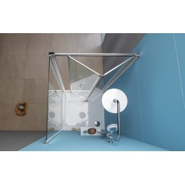 EASY Portes pliantes, variante L/R, verre clair