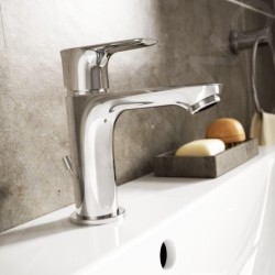 Ideal Standard Connect Air - Mitigeur de lavabo Grande avec vidage, chrome A7053AA
