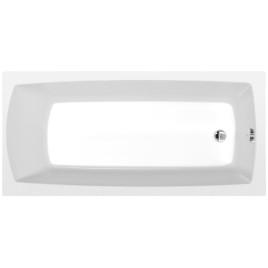 LILY SLIM Bain rectangulaire 140x70x39cm, Blanc